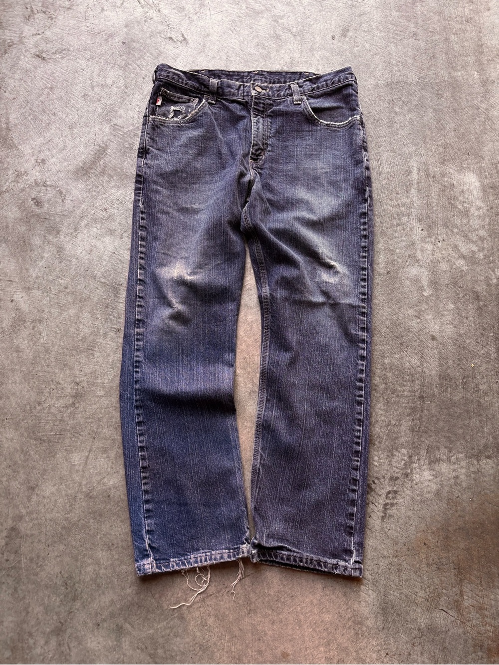 Carhartt Men's Dark Blue Straight Jeans